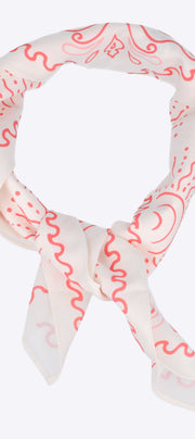 Pañuelo print suluetas conchitas