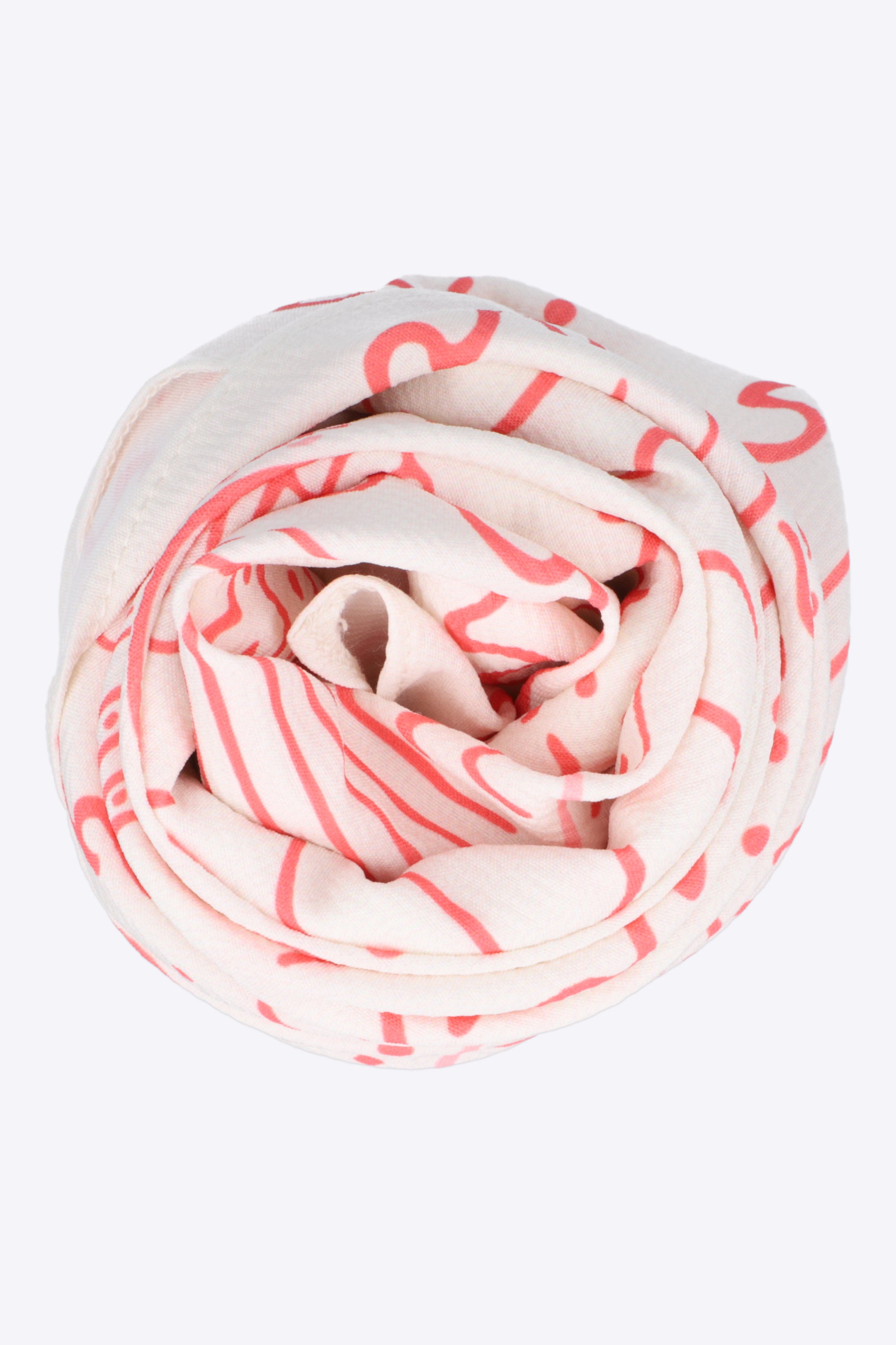 Pañuelo print suluetas conchitas
