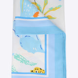 Pañuelo conchas y flores playa