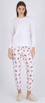 Pijama polar estampado