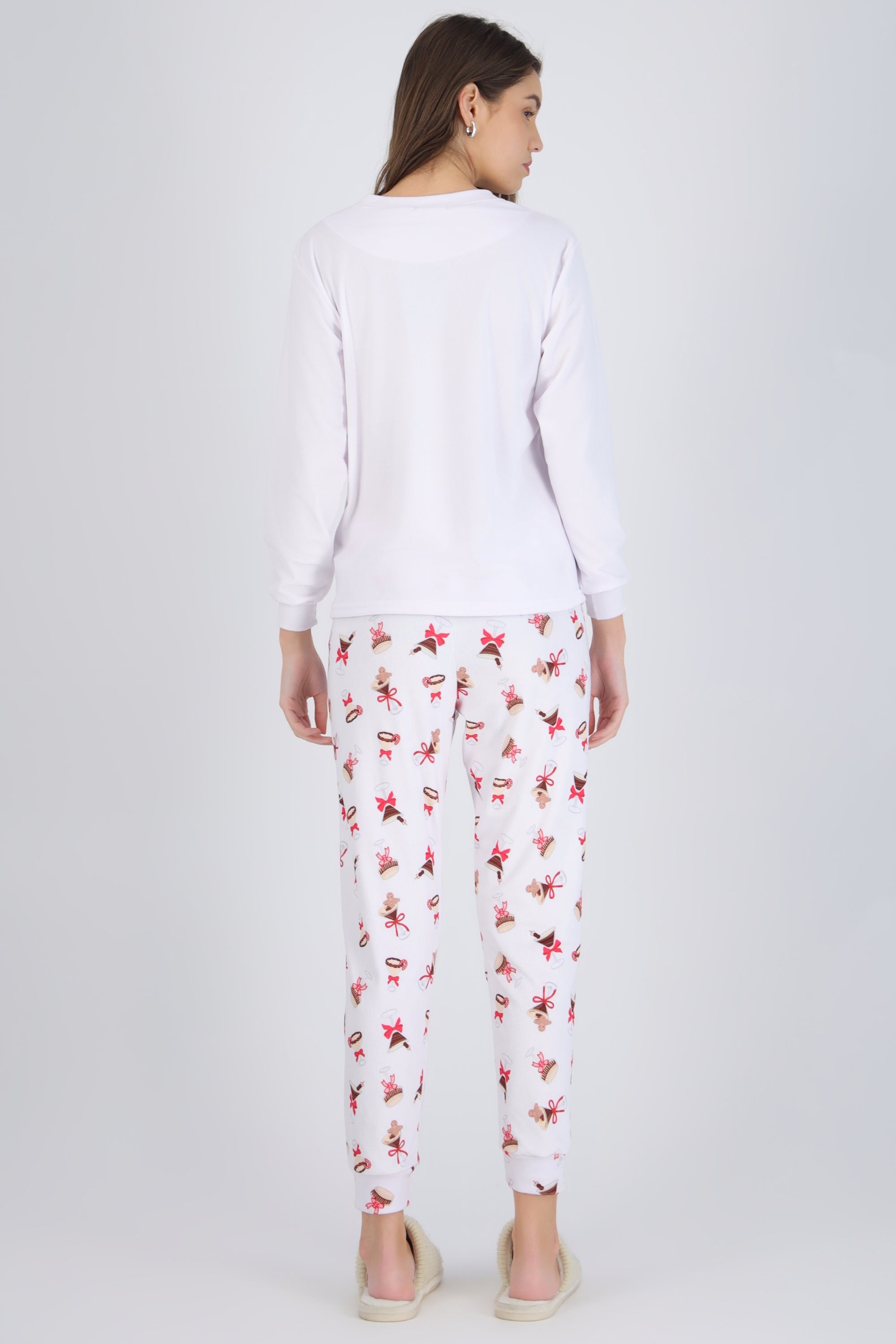 Pijama polar estampado