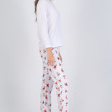 Pijama polar estampado