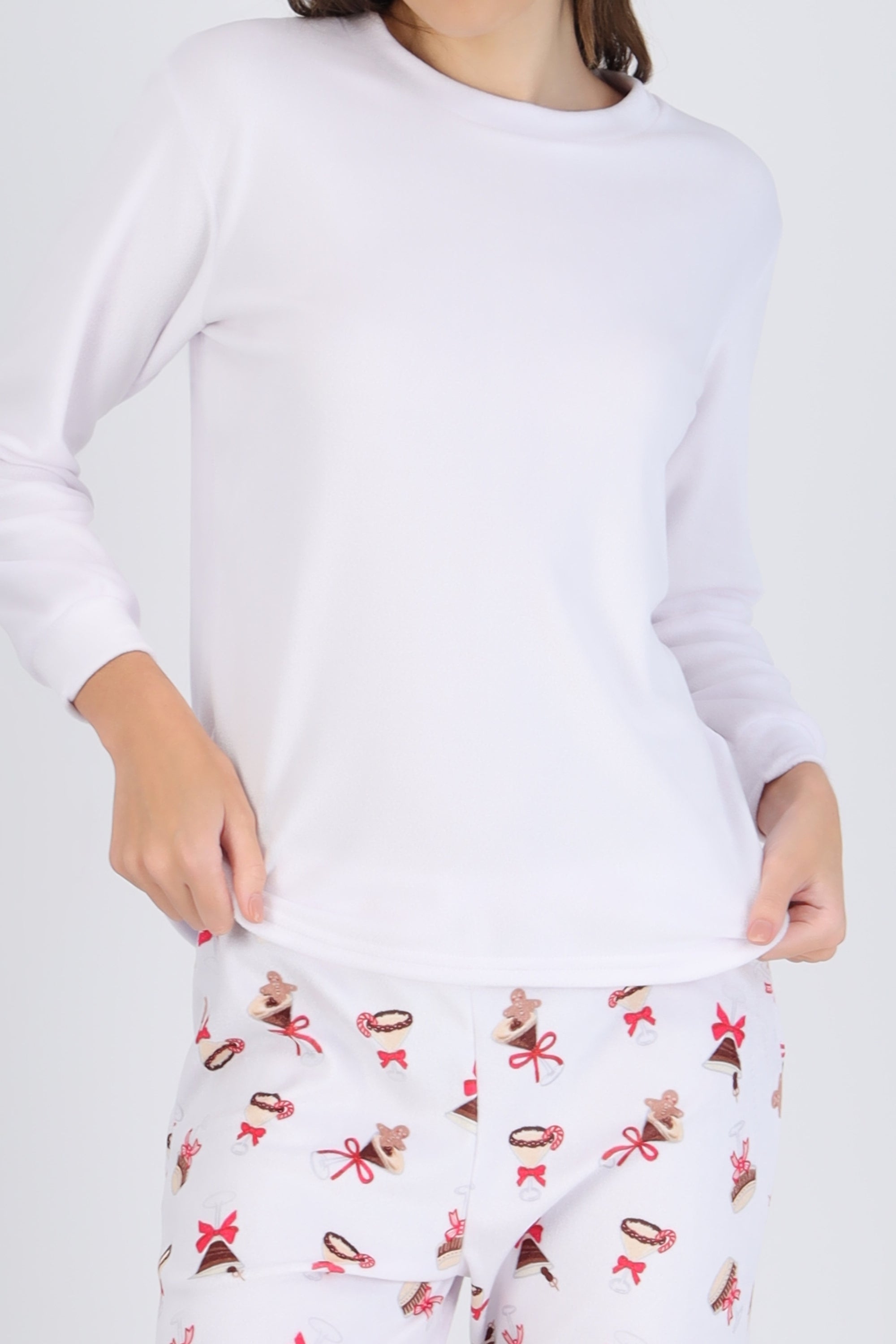 Pijama polar estampado