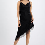 Vestido velvet encaje