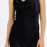 Vestido velvet encaje