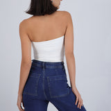 Top cropped liso básico