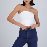 Top cropped liso básico