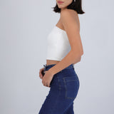 Top cropped liso básico