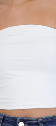 Top cropped liso básico