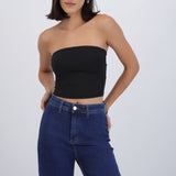 Top cropped liso básico