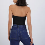 Top cropped liso básico
