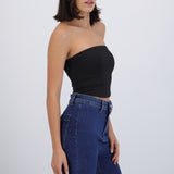 Top cropped liso básico