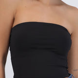 Top cropped liso básico