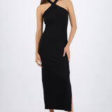 Vestido maxi halter