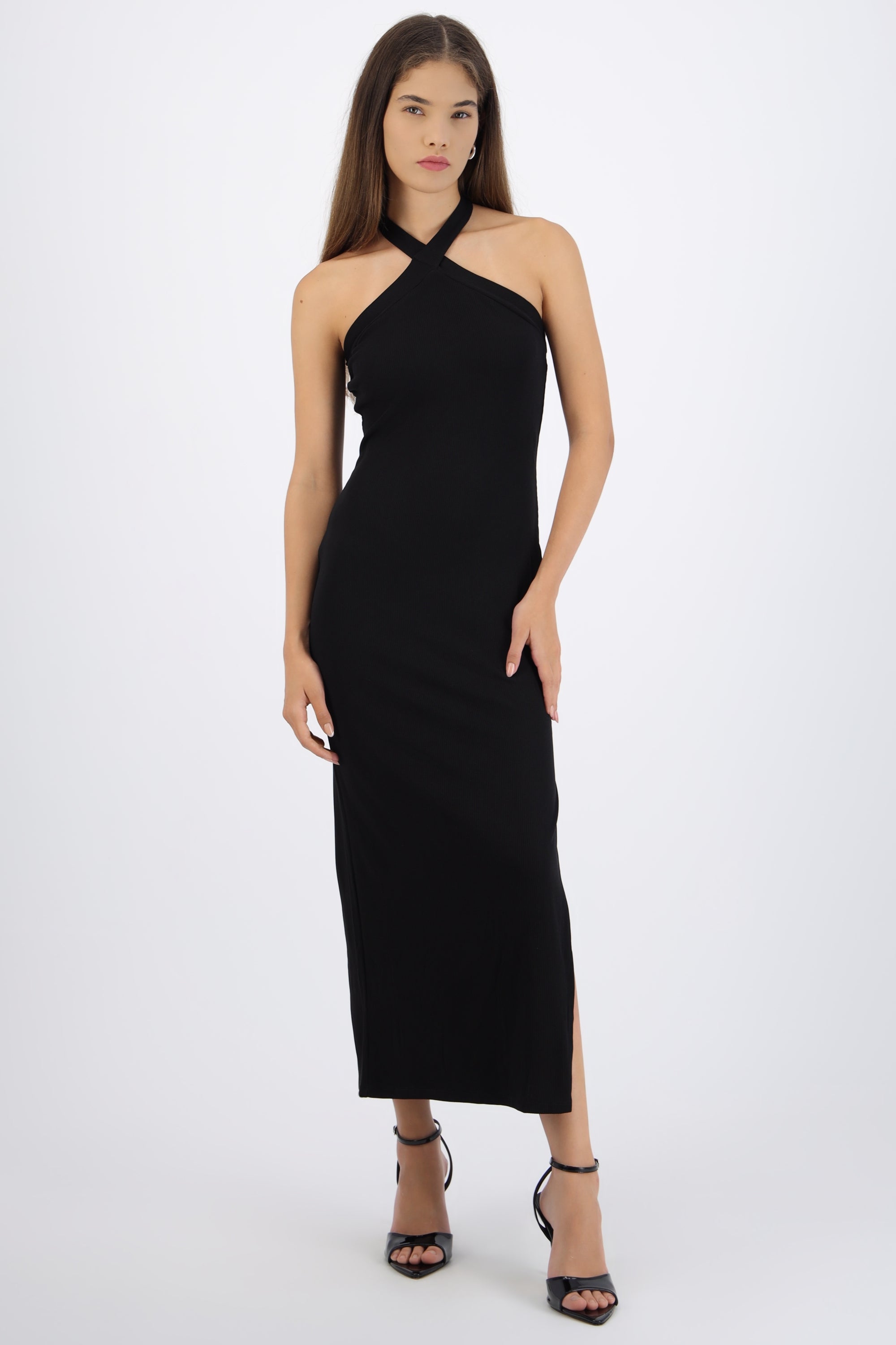 Vestido maxi halter