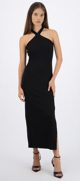 Vestido maxi halter