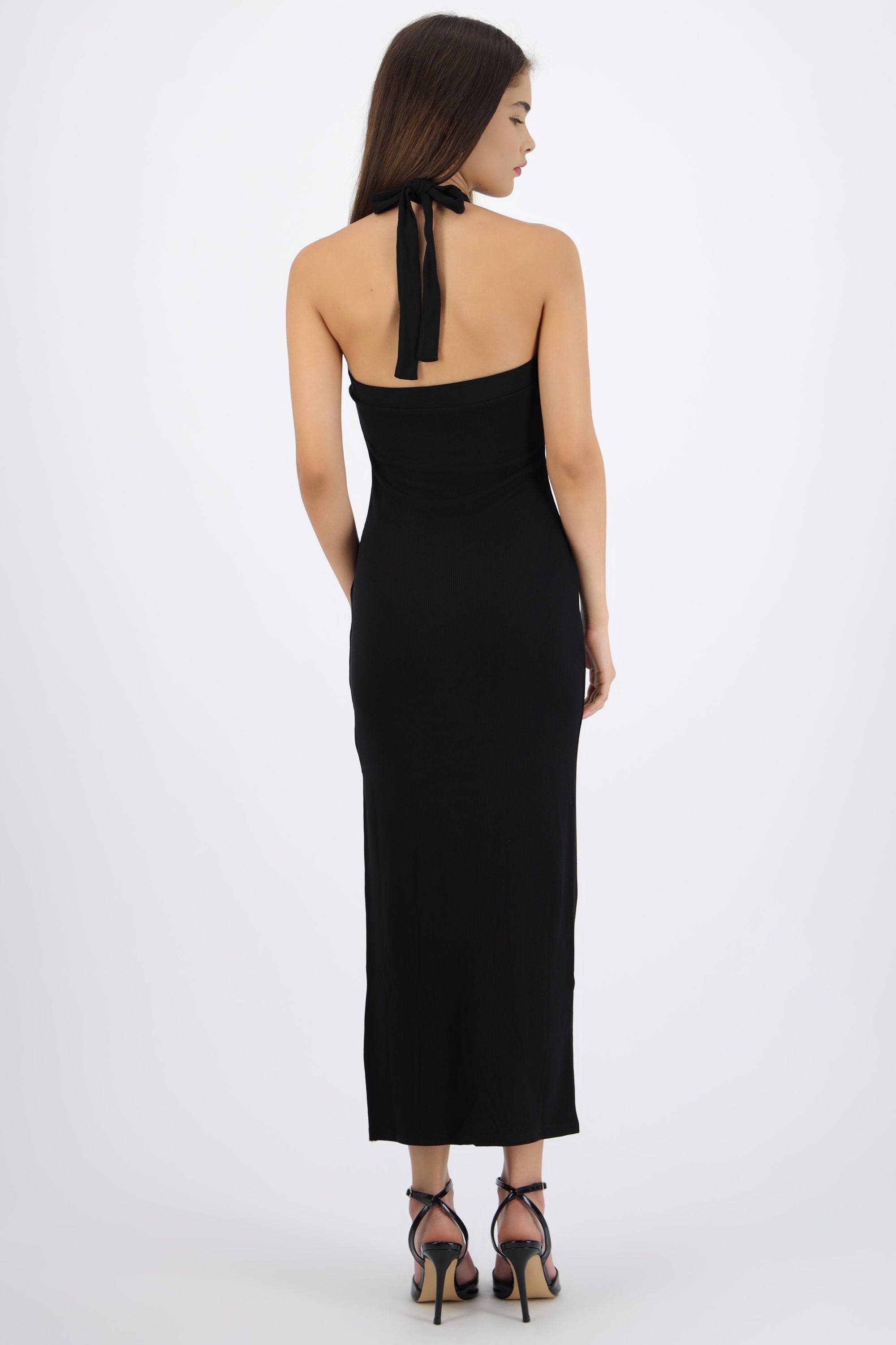 Vestido maxi halter