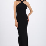 Vestido maxi halter