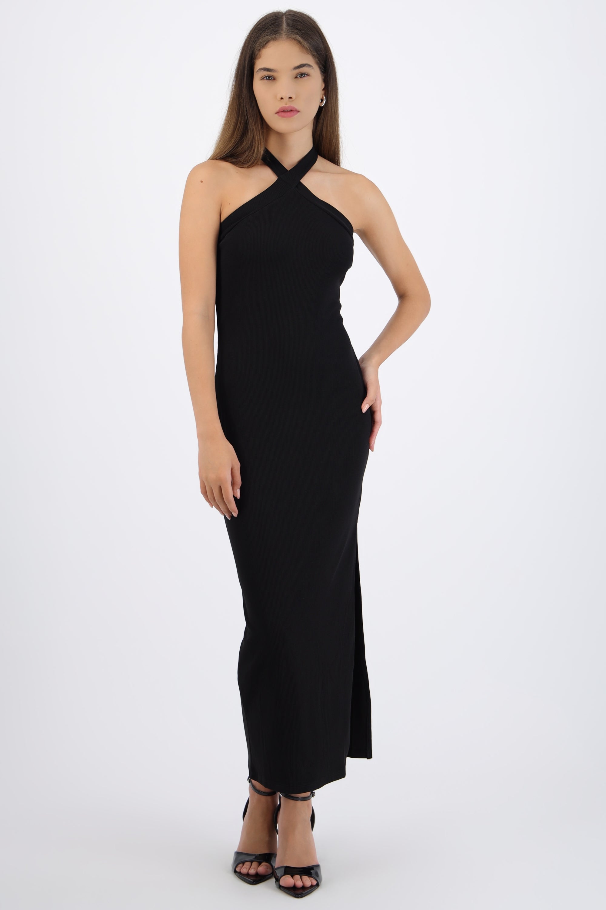 Vestido maxi halter