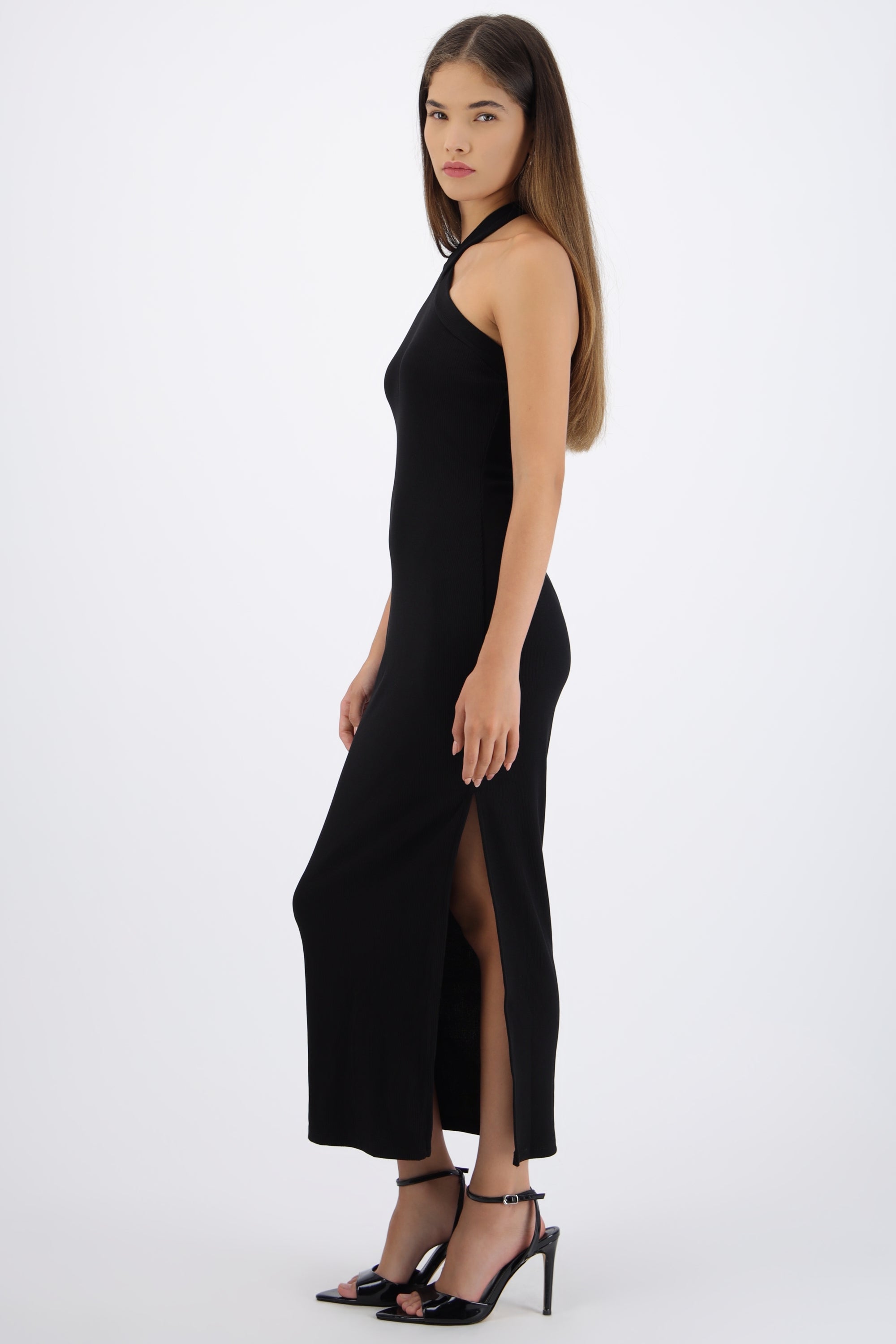 Vestido maxi halter