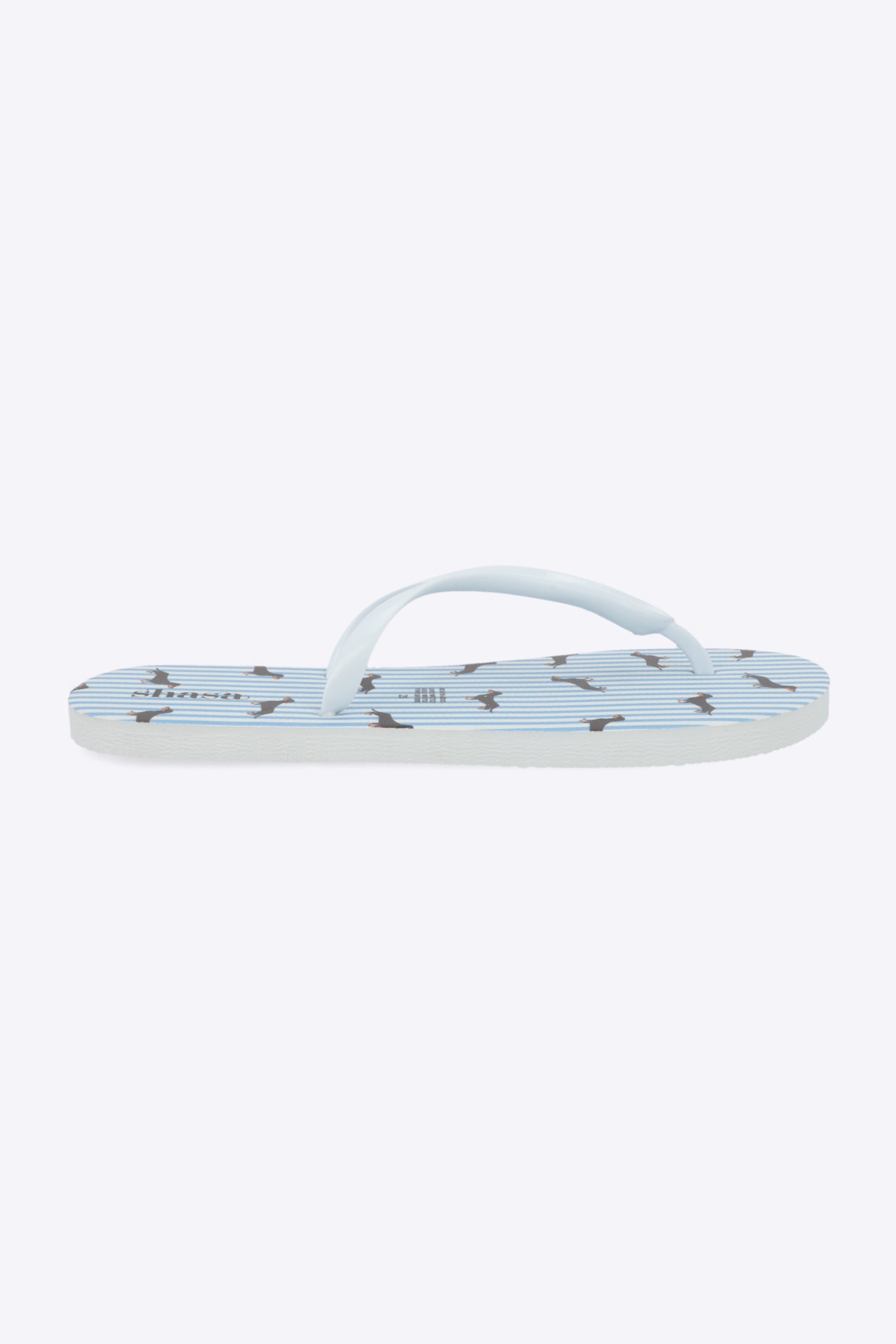 Flip flop estampado perritos