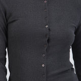 Cardigan botones cuello redondo