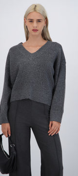 Suéter cuello v