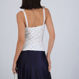 Top tirantes mini print
