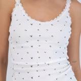 Top tirantes mini print