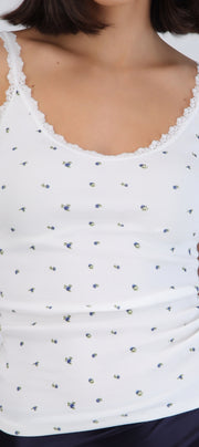 Top tirantes mini print