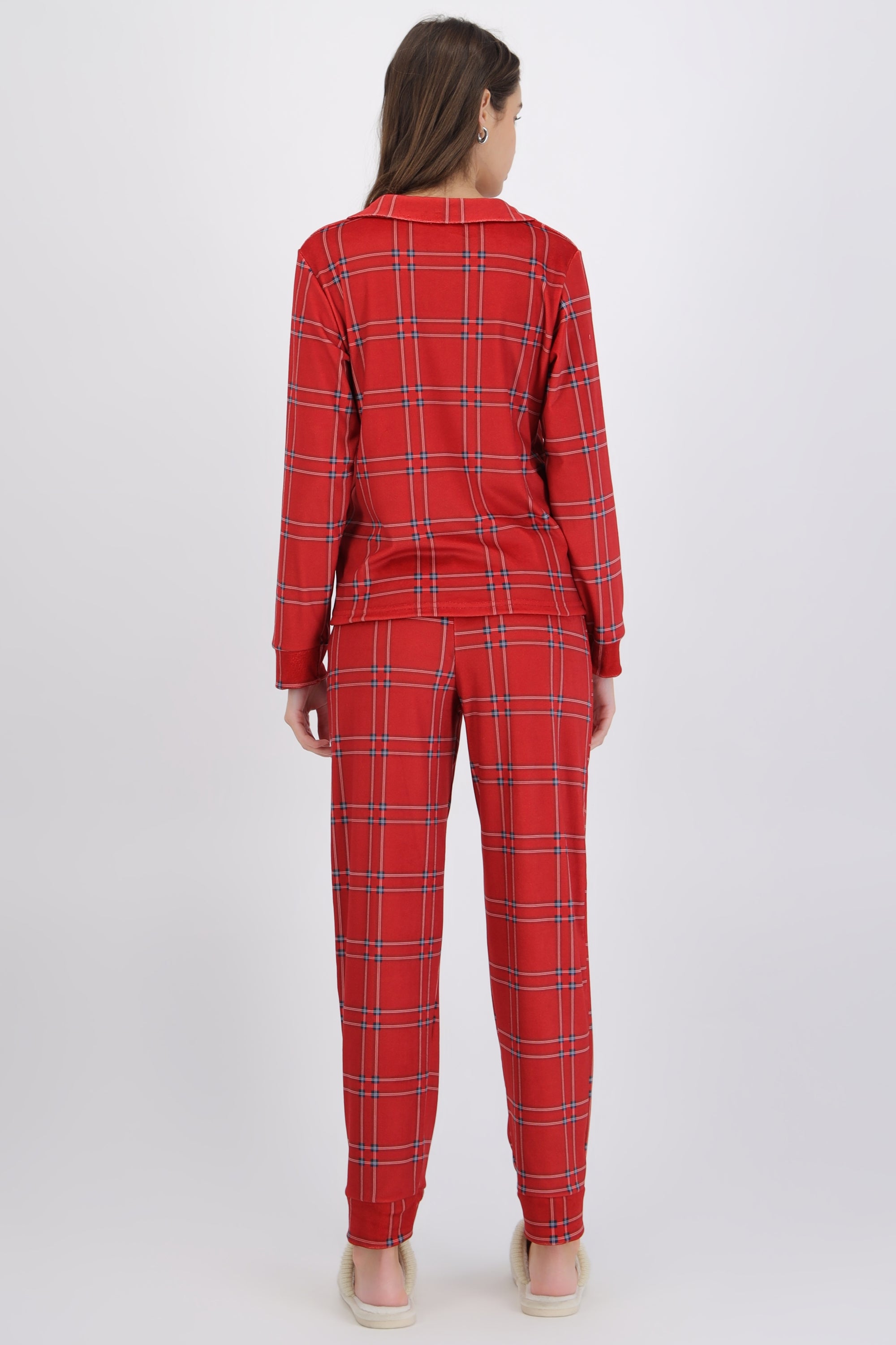 Pijama polar cuadros