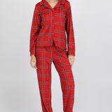 Pijama polar cuadros