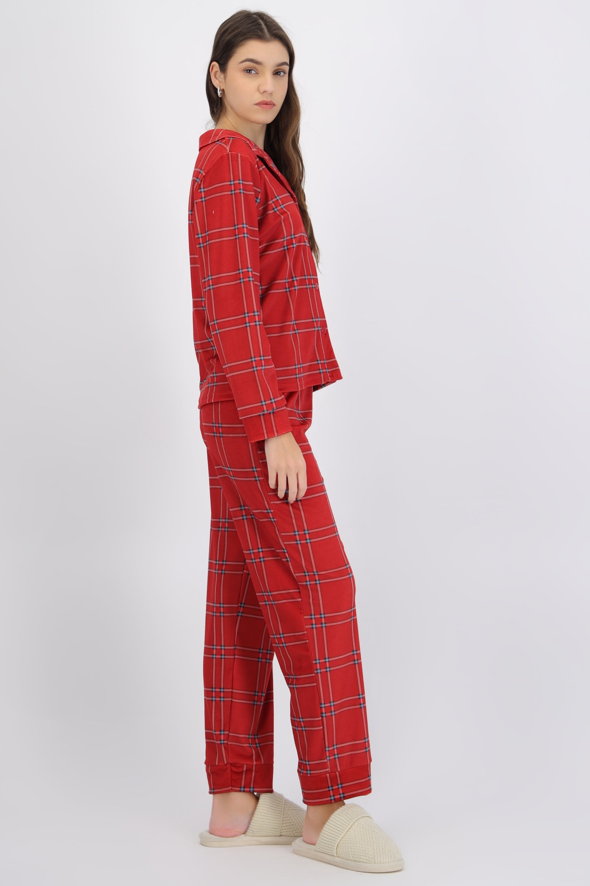 Pijama polar cuadros