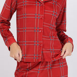 Pijama polar cuadros