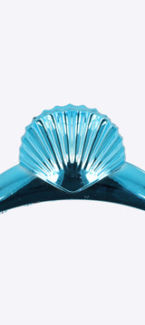Pinza concha acabado metalico