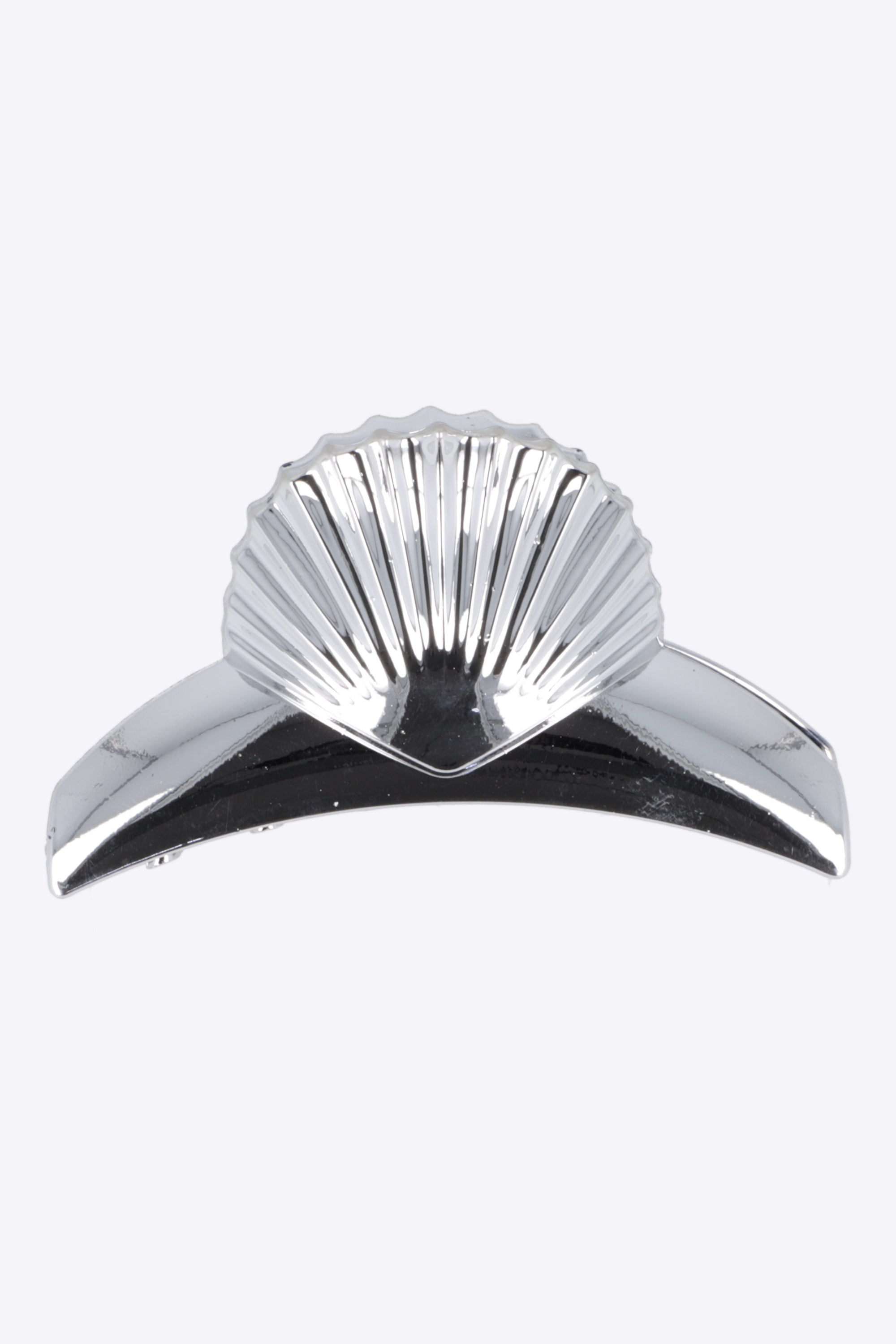 Pinza concha acabado metalico