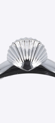 Pinza concha acabado metalico