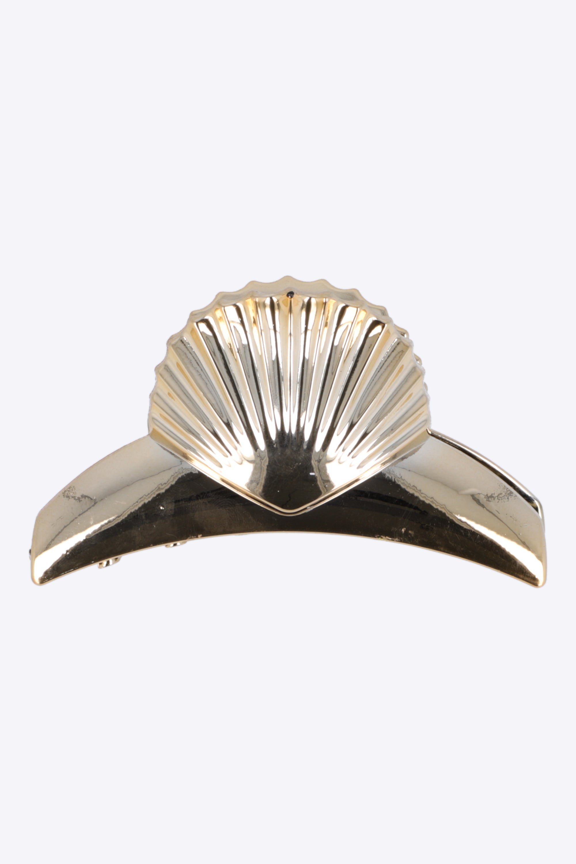 Pinza concha acabado metalico