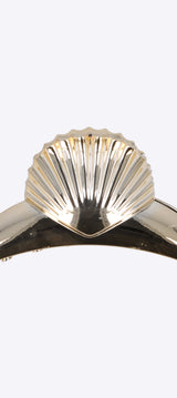 Pinza concha acabado metalico