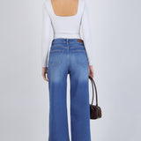 Jeans cropped mid rise