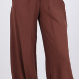 Pantalón detalle globo liso