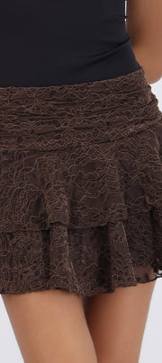 Falda doble olán velvet