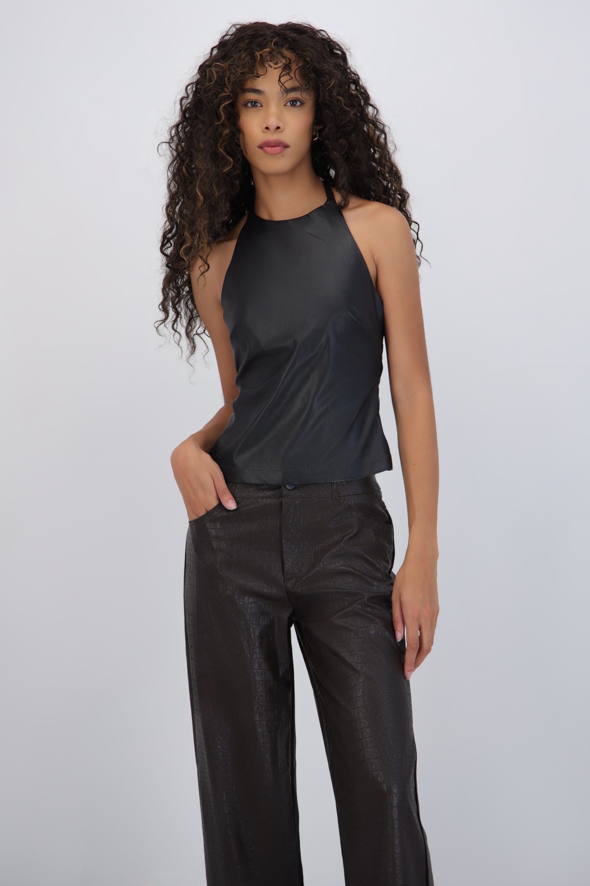 Top halter PU