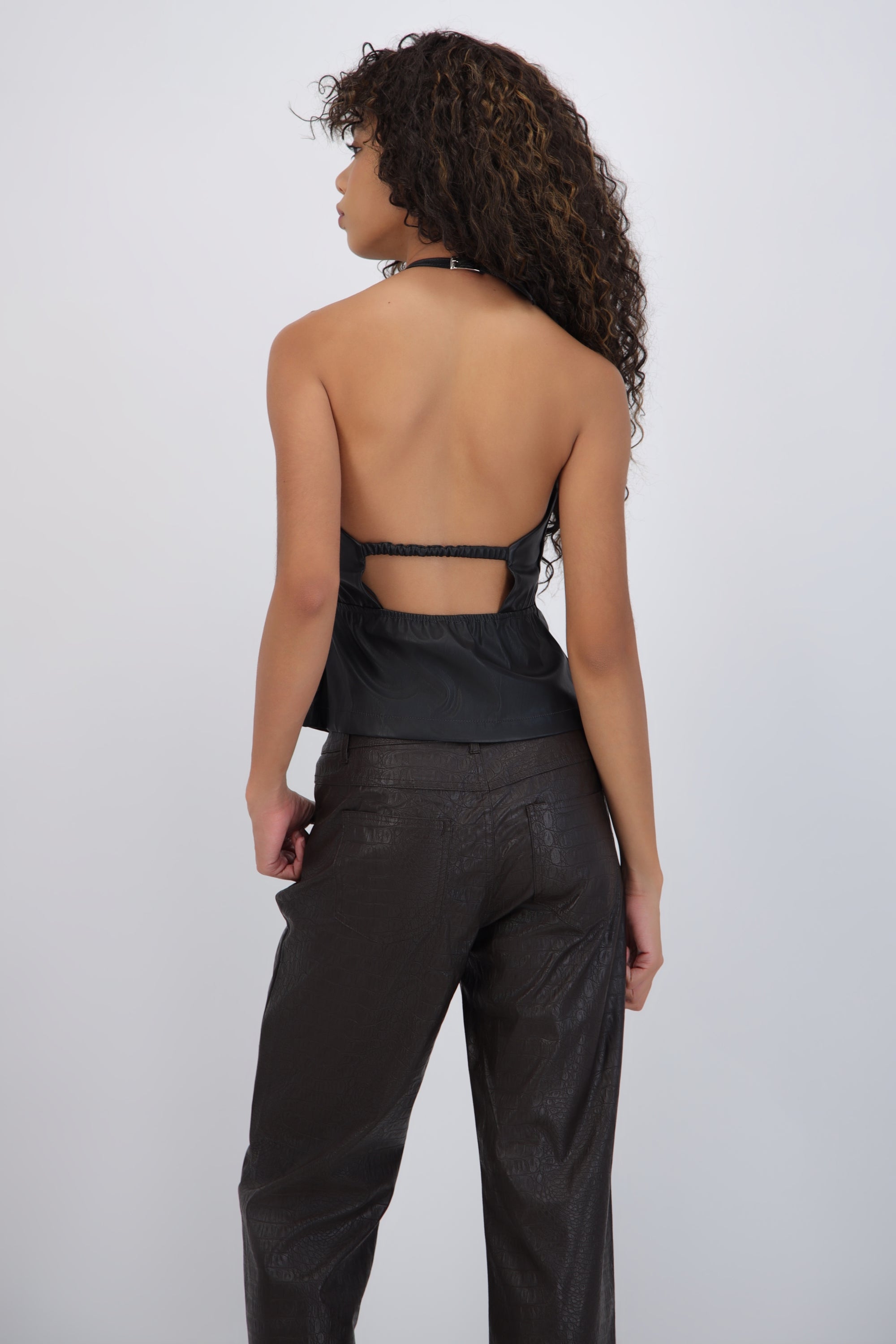 Top halter PU
