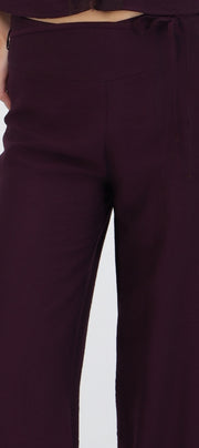 Pantalón ancho detalle pretina