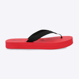 Flip flop plataforma chinela textil