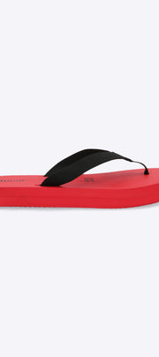 Flip flop plataforma chinela textil
