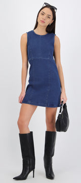 Vestido denim fracciones