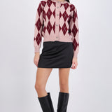 Falda mini satin