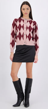 Falda mini satin